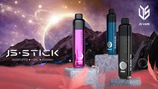 2023 Новая сетчатая катушка Js Stick Plus Vape 5000 Puff, оптовая продажа, одноразовая ручка для вейпа, 10 мл, перезаряжаемая Vape Factory